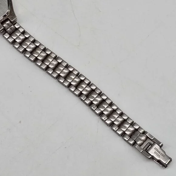 Ava Womens Quartz Watch Two-Tone Gold Silver Band Japan Movement Working - Picture 8 of 12